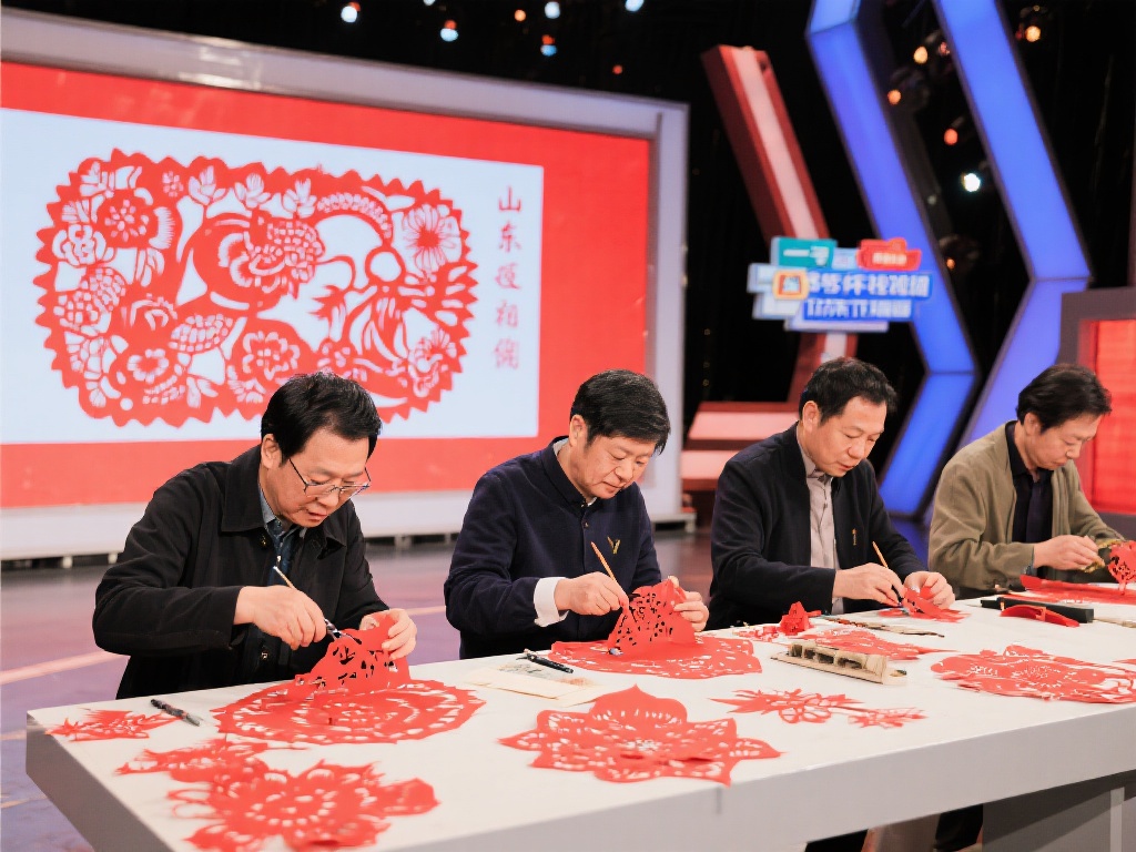 今日山东电视台实时播报 例如,今天播出的一个案例是关于山东剪纸艺